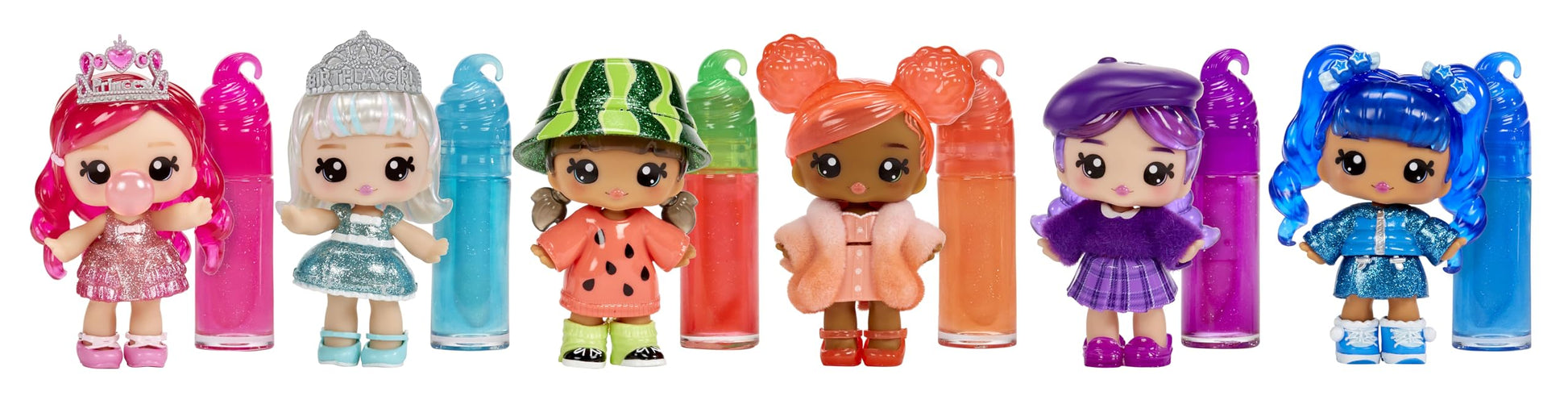 Yummiland Lipgloss Doll- Maya Watermelon, Ages 4+