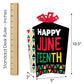 Big Dot of Happiness Happy Juneteenth - Table Decorations - Freedom Day Party Fold and Flare Centerpieces - 10 Count