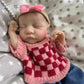 GYCV Lifelike Mini Reborn Baby Dolls Full Body Silicone Girl 12 Inch Realistic Newborn Dolls with Feeding Accessories & Gift Box Real Life Baby Dolls