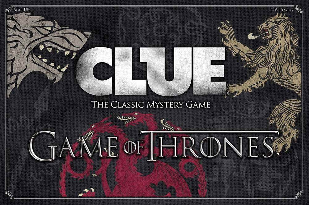 Clue Game of Thrones Board Game | Official Merchandise | Based on The Popular TV Show on HBO Game of Thrones