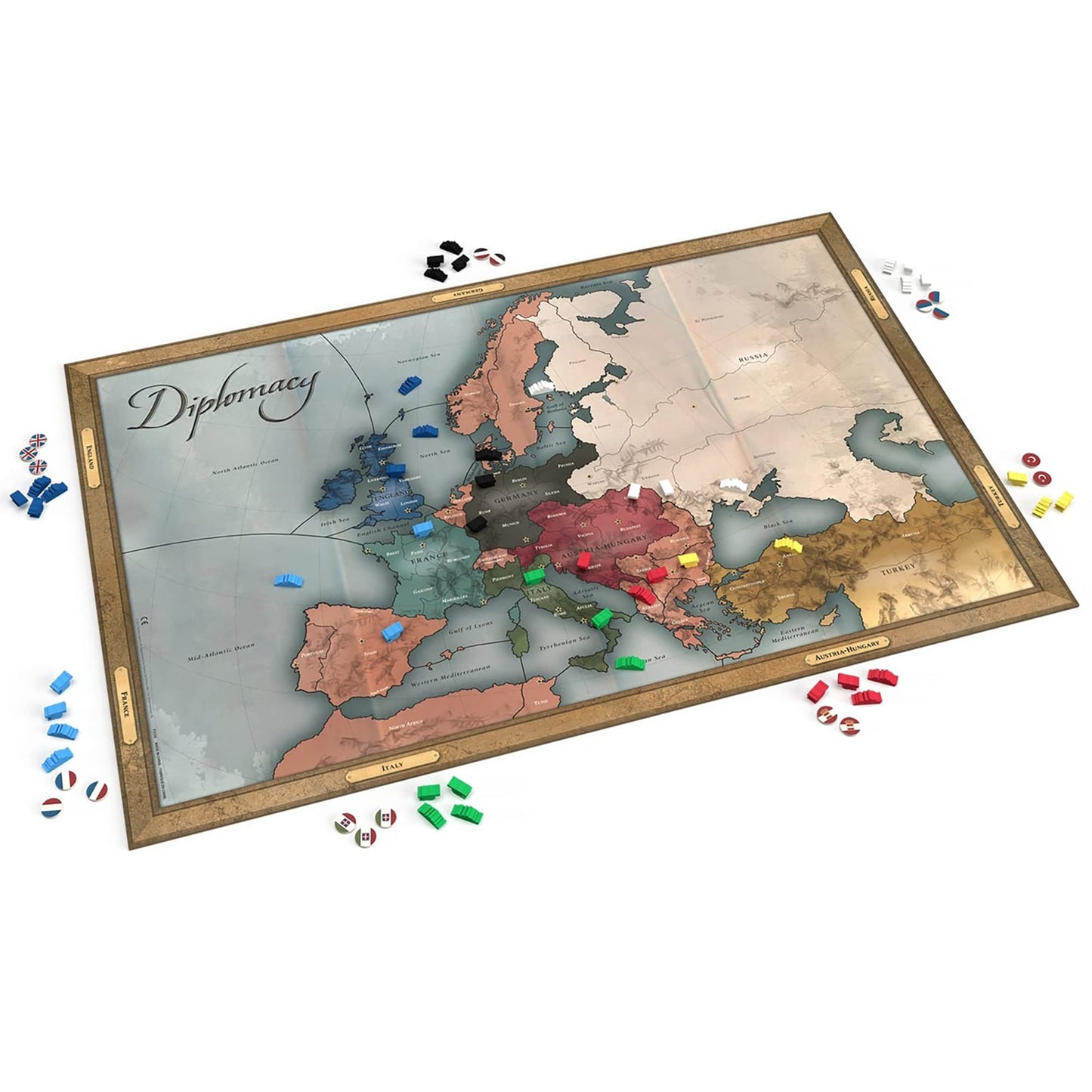 Renegade Game Studios Diplomacy Board Game by Renegade - Strategy Game of Alliances & Betrayal, European Negotiation Game Ages 12+, 2-7 Players