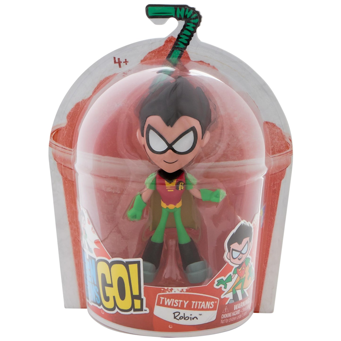 DC Comics Teen Titans Go! Twisty Titans Robin, Flexible Action Figure