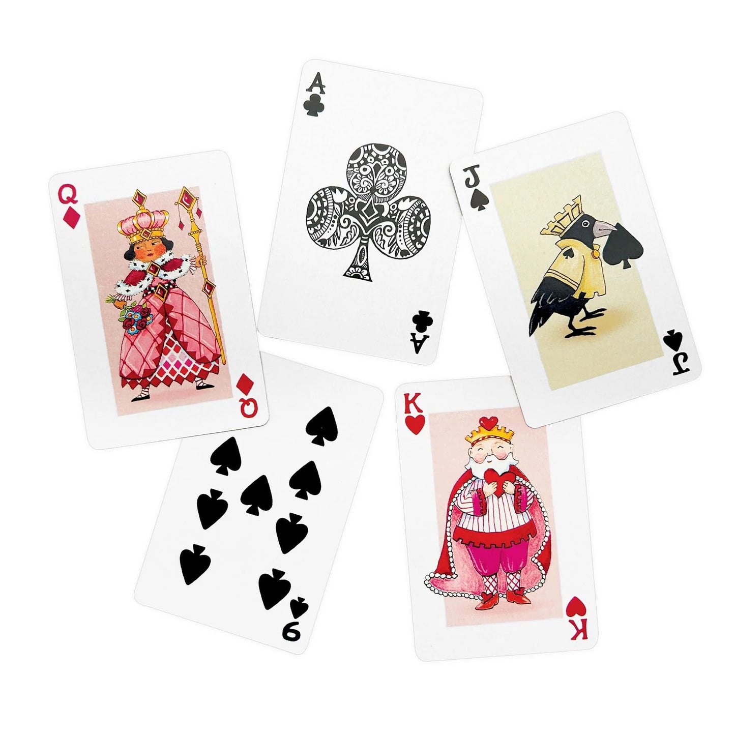 Mary Engelbreit Charmed Kingdom Playing Cards, Set of 2, Standard 52 Deck of Cards, Poker Size, Full-Color Illustrated Cards & Whimsical Back Art