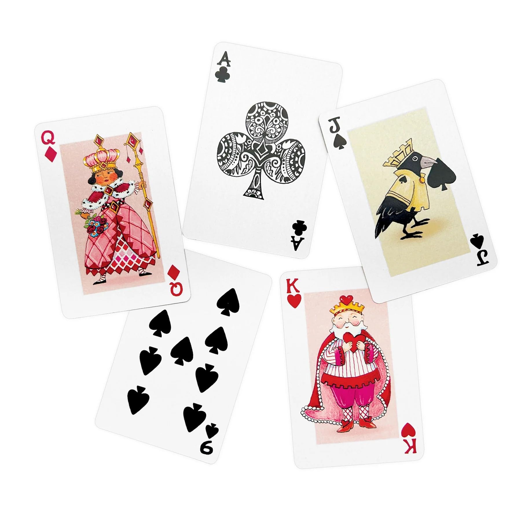 Mary Engelbreit Charmed Kingdom Playing Cards, Set of 2, Standard 52 Deck of Cards, Poker Size, Full-Color Illustrated Cards & Whimsical Back Art