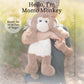 World's Softest Plush Stuffed Animal for Baby, Toddler, Kids, Adults - Adorable Toy Made from Kid-Friendly, Quality Materials - Lushee MoMo Monkey