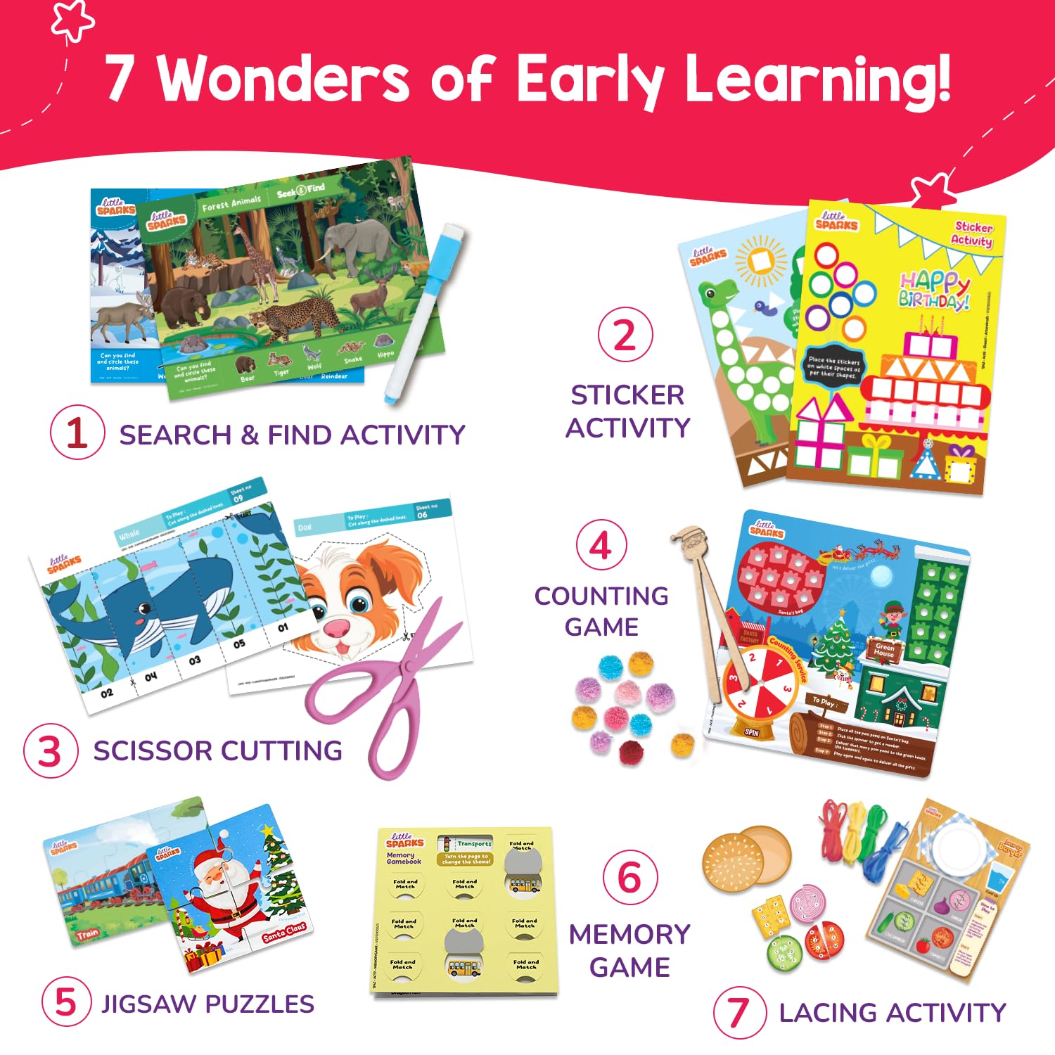 Smartivity Montessori Busy Box for Kids 3-6 Years