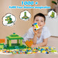 ekuzi 1200 Creative Building Blocks Set Compatible with Major Brands Classic, Includes Dual-Sided and Single-Sided Baseplates, Variety of Accessories