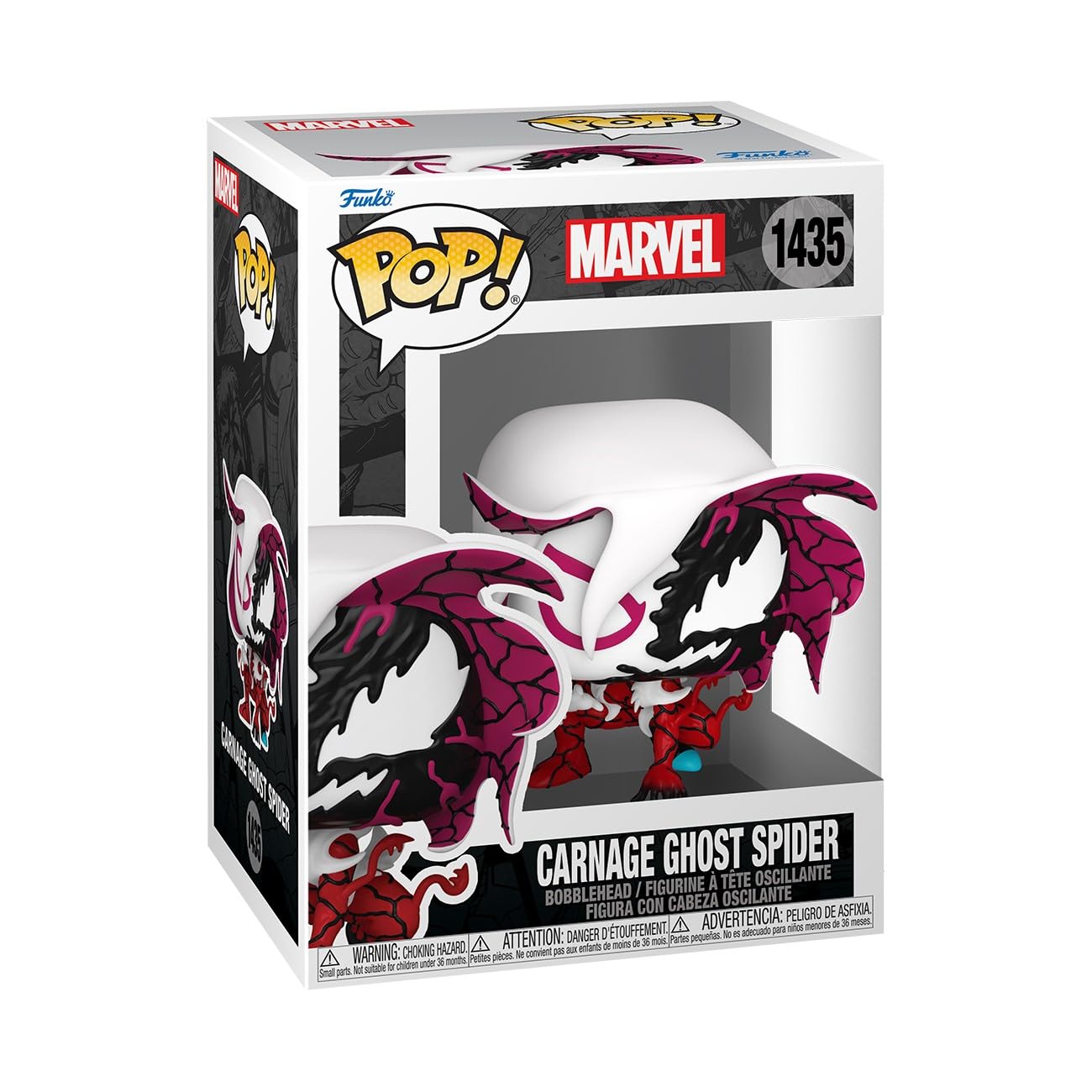 Funko POP Marvel: Carnageized - Ghost Spider - Marvel Comics - Collectable Vinyl Figure - Gift Idea - Official Merchandise - for Kids & Adults - Comic