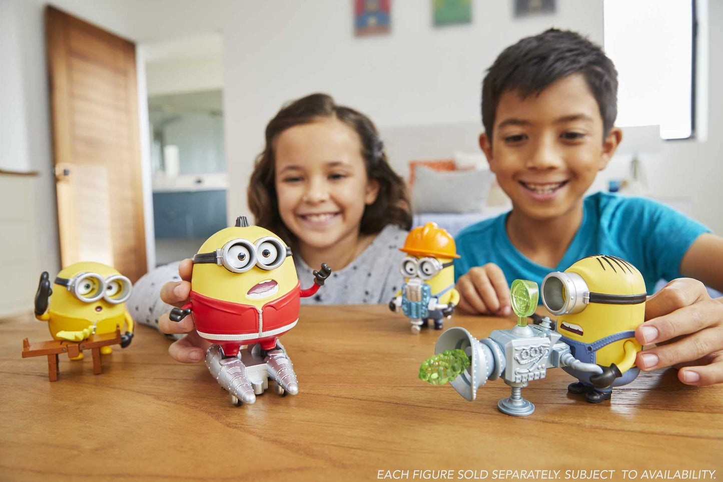 Minions: Loud 'n Rowdy Bob Talking Action Figure with Kung Fu Bench Toy, Kids Gift Ages 4 Years & Older