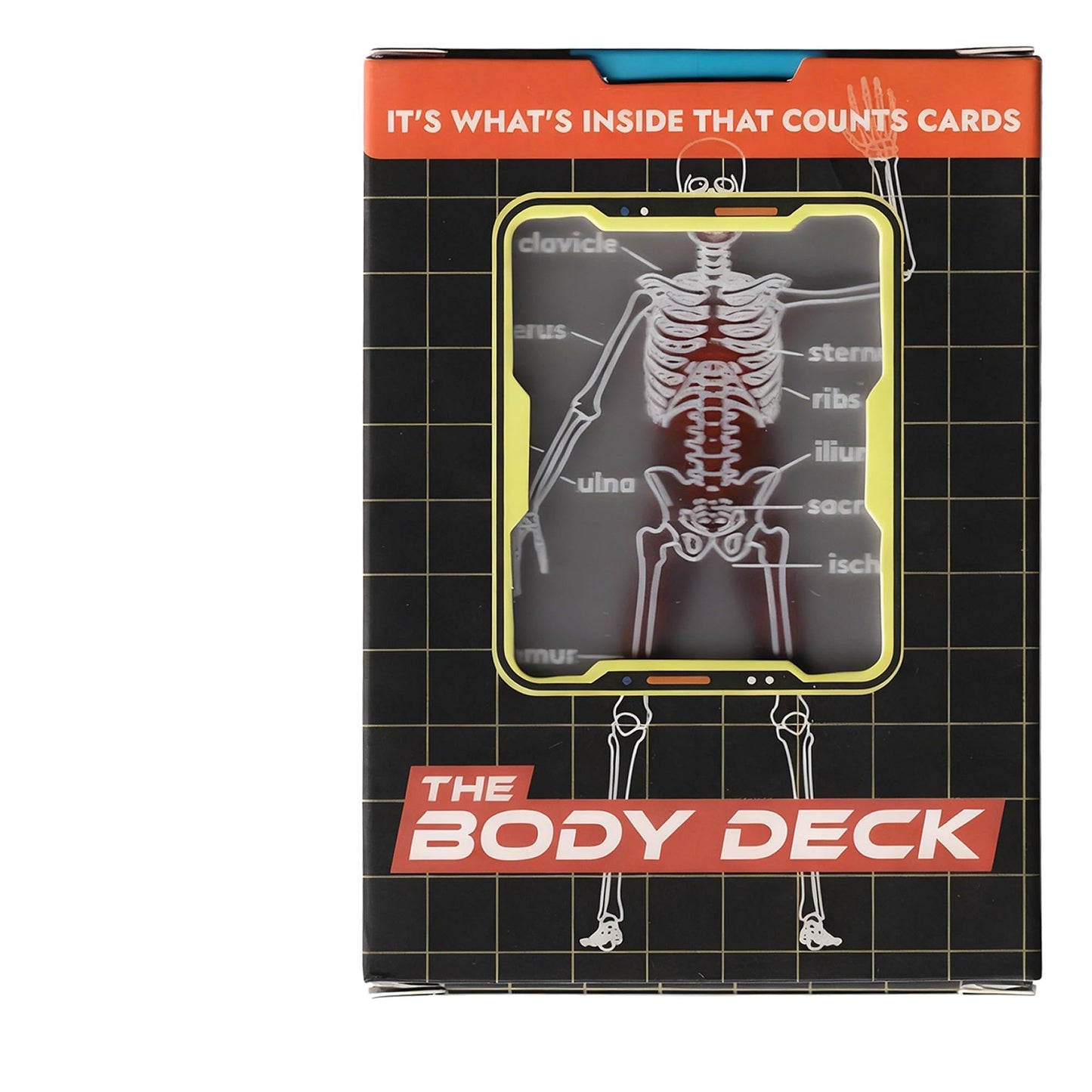 MXHLXRMP Human Anatomy Poker Card -3D Image Body Set, Waterproof Transparent Deck, Essential for Doctors, Nurses, Educators, and Collectors