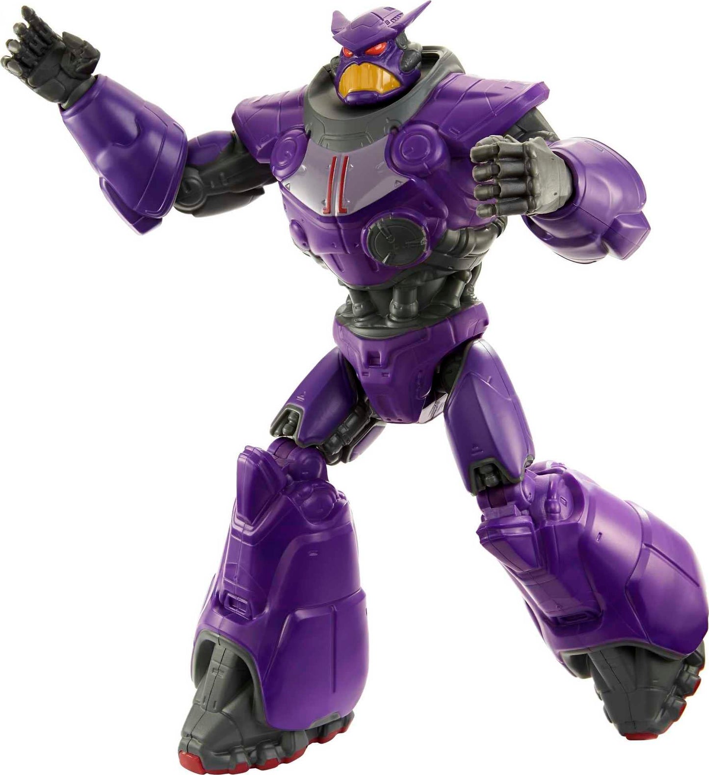 Mattel Disney Pixar Lightyear Large Scale Zurg Action Figure, 13.75 in Tall Authentic Movie Toy 11 Movable Joints, Collectible Gift for Kids 4 Years