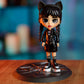 WEDNESDAY Deluxe 6-inch Articulated Figure, 11-Pieces, Interchangeable Face Plates and Fashion, Customizable Collectible Figurine, Kids Toys for Ages