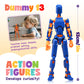 GAOFBA ?Assembly Required??Shoulder Armor Upgrade? 10pcs Lucky 13 Action Figures, Dummy Titan 13 Action Figures, Multi-Jointed Movable?with 3