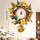 Rnfinewow 3D Wooden Puzzles for Adults, Hummingbird Clock with Pendulum Model Kit, 3D Puzzles for Adults Room Home Decor DIY Wall Clock Kit, Holiday