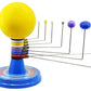 EISCO Solar System Model, 13" - Three Dimensional - Shows Relative Position and Motion of Planets Around The Sun - Includes Experiment Guide