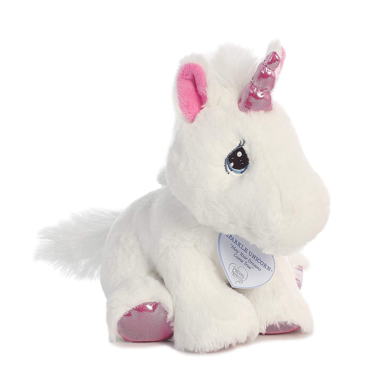 Aurora Precious Moments 8.5" Sparkle Unicorn Adorable Plush