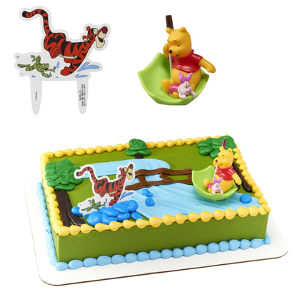 DecoSet® Winnie the Pooh, Piglet & Tigger Hunny Raindrops Cake Decorations, 2-Piece Set