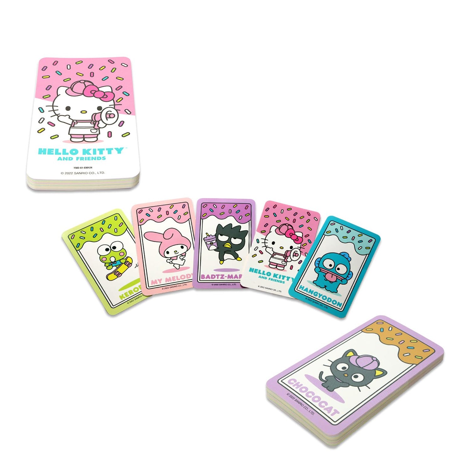 Hello Kitty Educational Memory Card Game Set - Matching Flash Cards with Stickers | Learning Toys for Kids