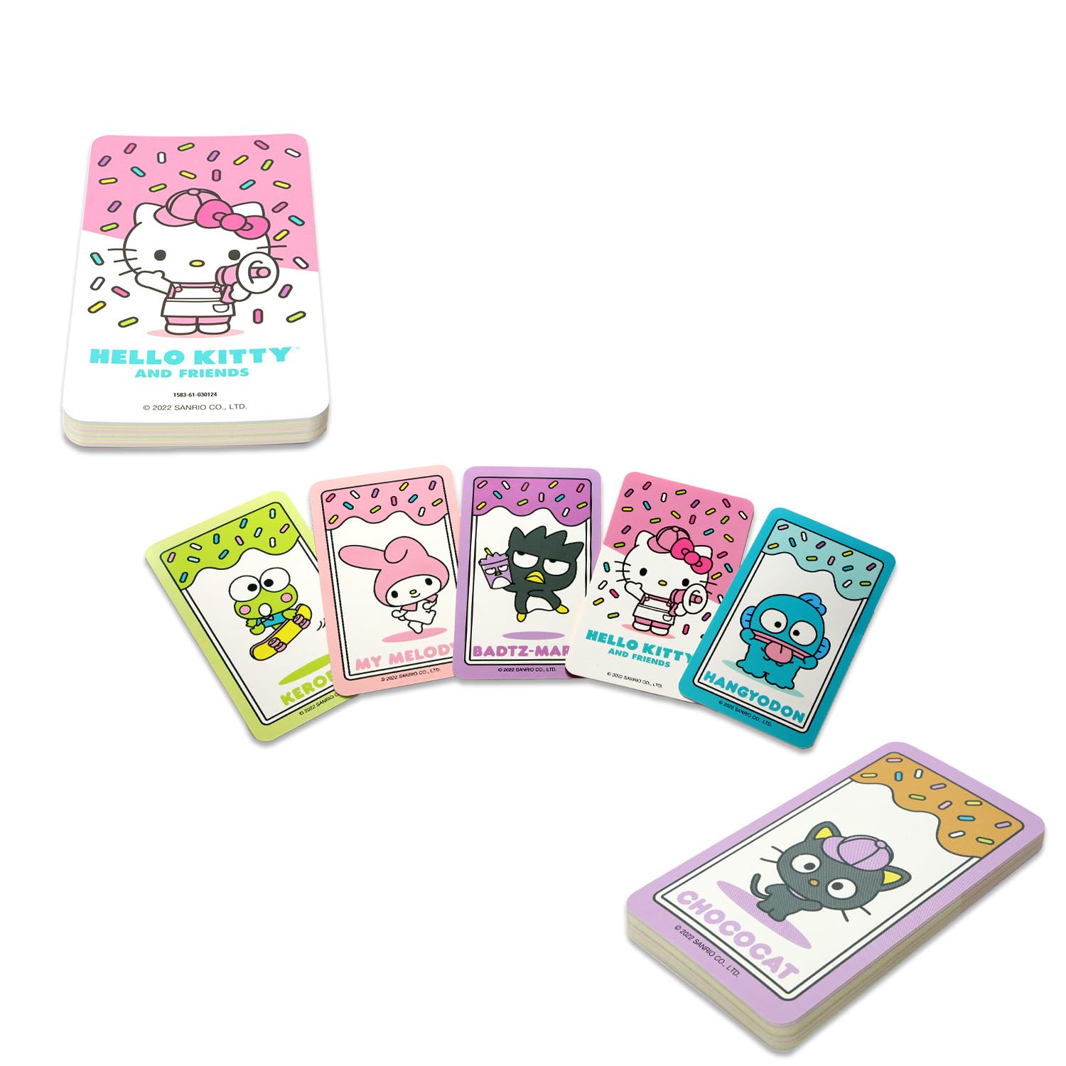 Hello Kitty Educational Memory Card Game Set - Matching Flash Cards with Stickers | Learning Toys for Kids