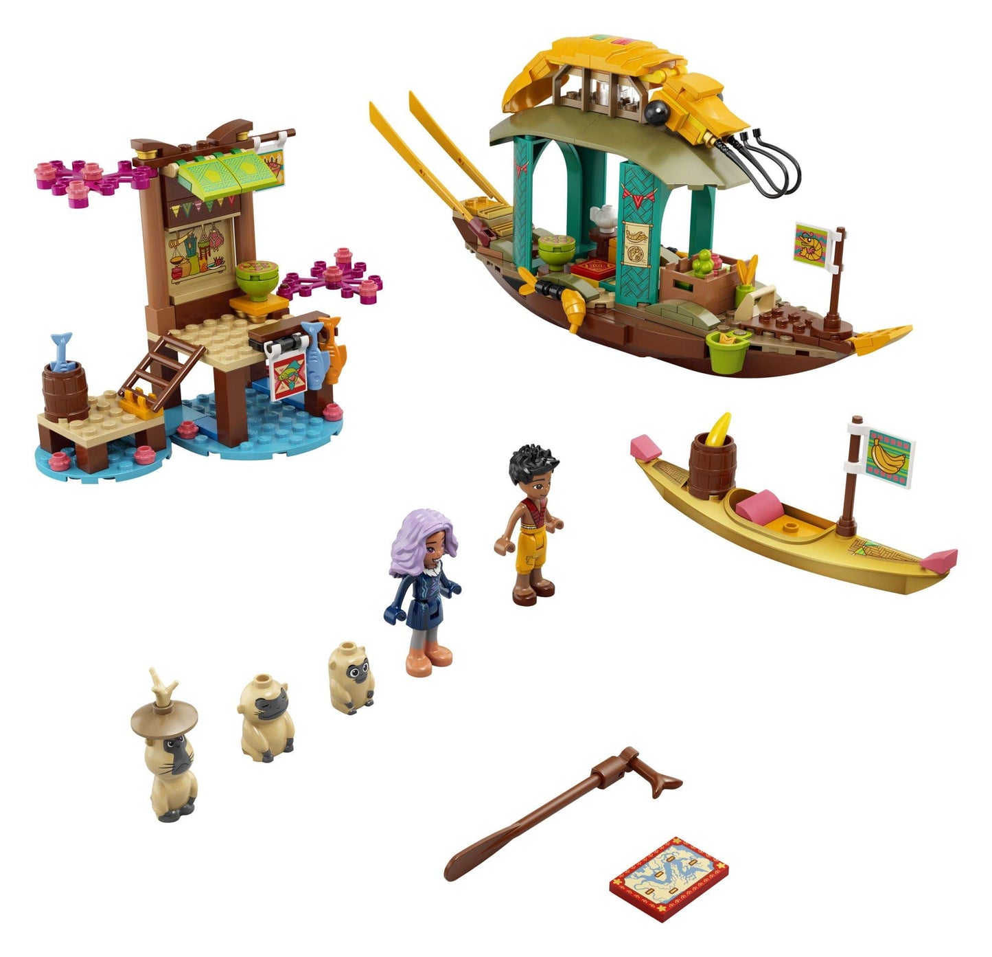 LEGO Disney Boun’s Boat 43185 Building Kit; an Imaginative Toy Building Kit; Best for Kids Who Like Exploring The World and Adventuring with Strong