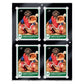 Ultra Pro 130PT 4-Card Black Border UV ONE-Touch Magnetic Holder
