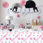 Hegbolke 4pcs 51.2x86.6in Puppy Dog Pet Paw Print Disposable Plastic Tablecloth - Cat & Dog Paw Party Supplies