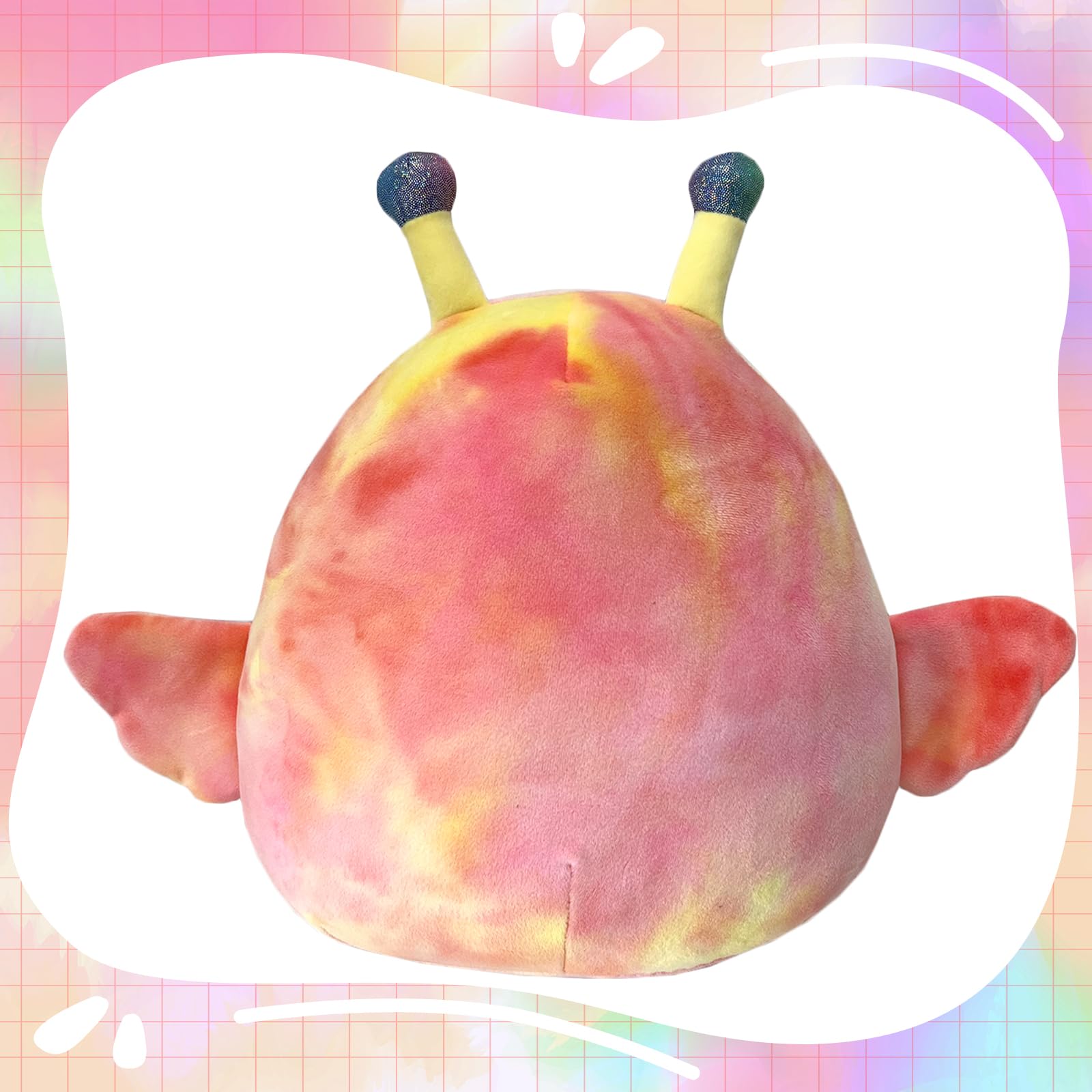 AWNOGKUE Stuffed Animal Butterfly Plush Toys 12 Inch Soft Unicorn Plushies Pillow Cute Rainbow Plushies Room Decoration Birthday Gifts for Kids