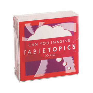TableTopics Can You Imagine to Go Conversation Cards for Kids to Share Their Ideas, 40 Engaging Questions for Quality Family Time, Take Anywhere