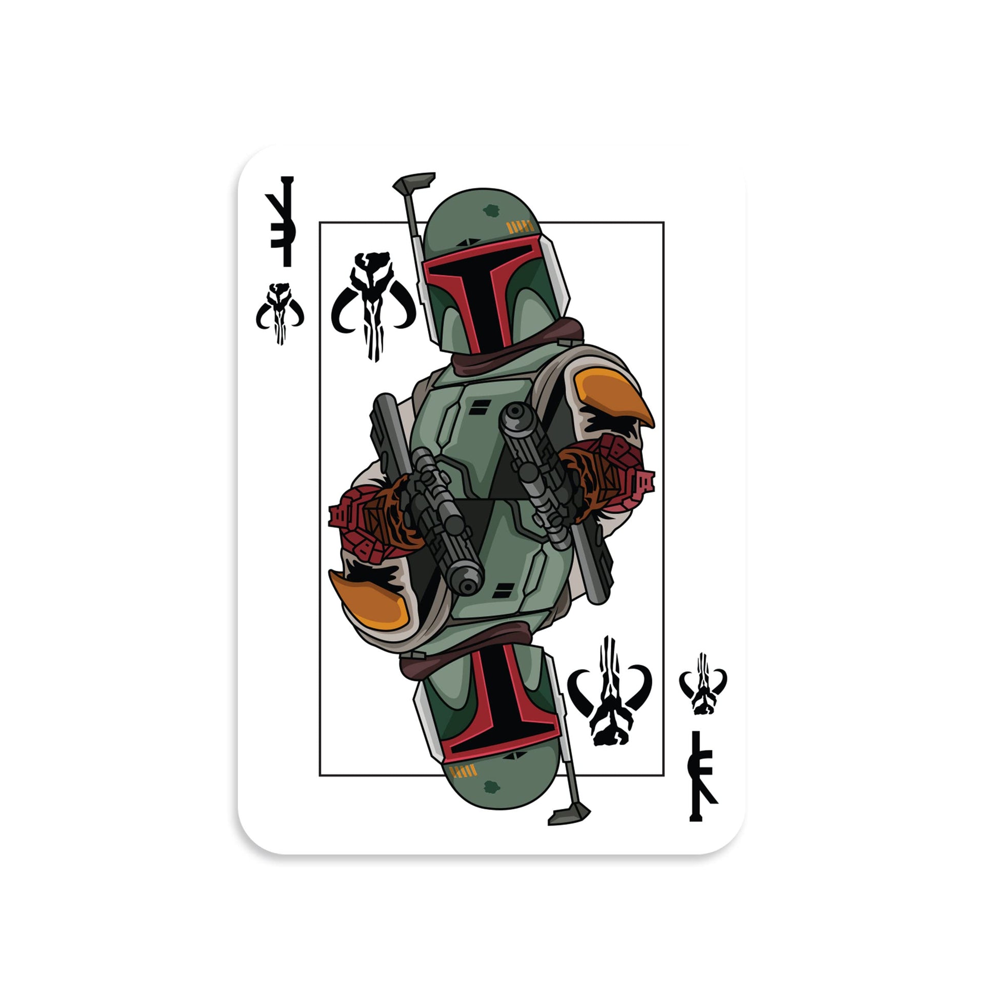 NEO Tactical Gear Bounty Hunter Playing Card Die Cut Vinyl Sticker Pack (3)