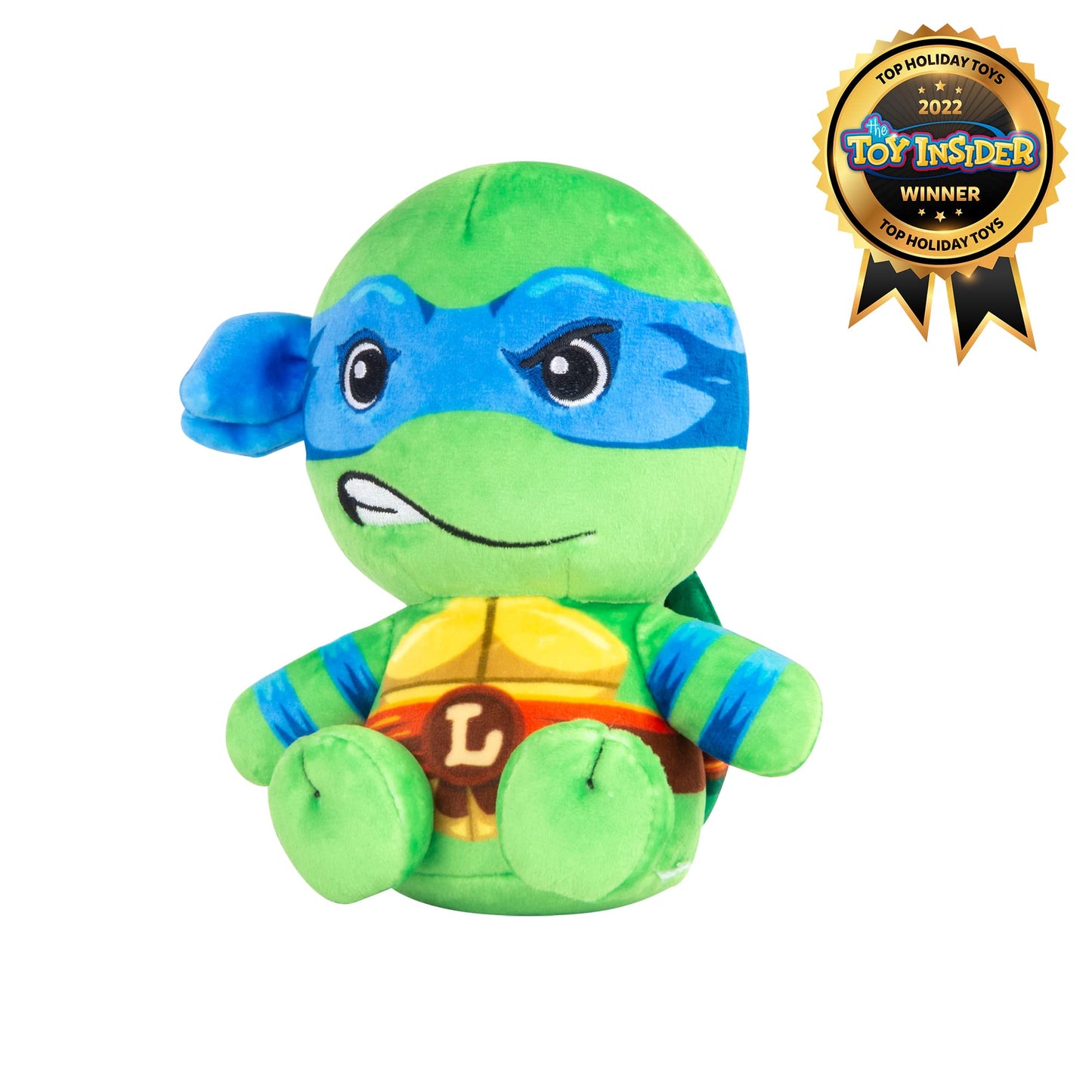 Club Mocchi-Mocchi- Teenage Mutant Ninja Turtles Plush - TMNT Leonardo Plushie - Ninja Turtle Stuffed Animal Toys and Room Decor - Plush Collectible