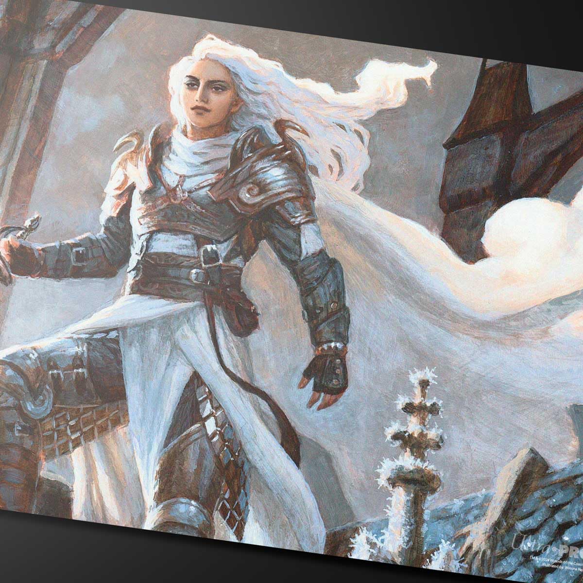 Ultra PRO - Innistrad Remastered Thalia, Heretic Cathar Playmat for Magic: The Gathering, Gaming Accessories, MTG Tabletop Gaming Gear, Card Game