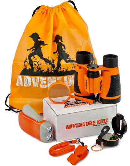 Adventure Kidz Orange Outdoor Exploration Kit for Children