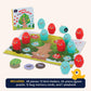 Battat Education - Montessori Memory Game Sound Shakers Toy for Toddlers - Educational Matching Game with Colorful Egg Shakers