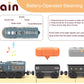 Remote Control Steam Train for Wooden Tracks - RC Train Set with Realistic Smoke, Lights & Sound, Motorized Toy Train Compatible with Thomas
