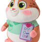 Vida The Vet, Popcorn Talking Plush Toy, 9-Inch Tall Electronic Stuffed Animal with Soft Fur, Music & Phrases Kids Toys for Girls & Boys Ages 3 and up