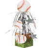 Pack of 6 Baseball Sports Fanatic Mini Cascade Foil Tabletop Centerpiece Party Decorations 8.5"