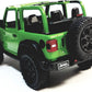 Kinsmart Compatible with Jeep Wrangler Rubicon 2018 Lime Green Open Top Conv 1/34 Scale Diecast Car