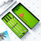 Baiyigs Golf Pen Desktop Games Set - Mini Funny Gifts for Golfers, Coworkers, Boss, for Dad from Wife Daughter Son, Office Desk Putting Practice Toy