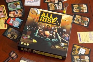 All Rise Board Game - The Ridiculous Game of Off-The-Cuff Storytelling and Courtroom Debate!