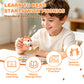 Phonics 55 Double-Sided Flash Cards with Squirrel Talking Pen Set, Over 800 Words Early Educational Learning Toys for Ages 2-6, Interactive Speech
