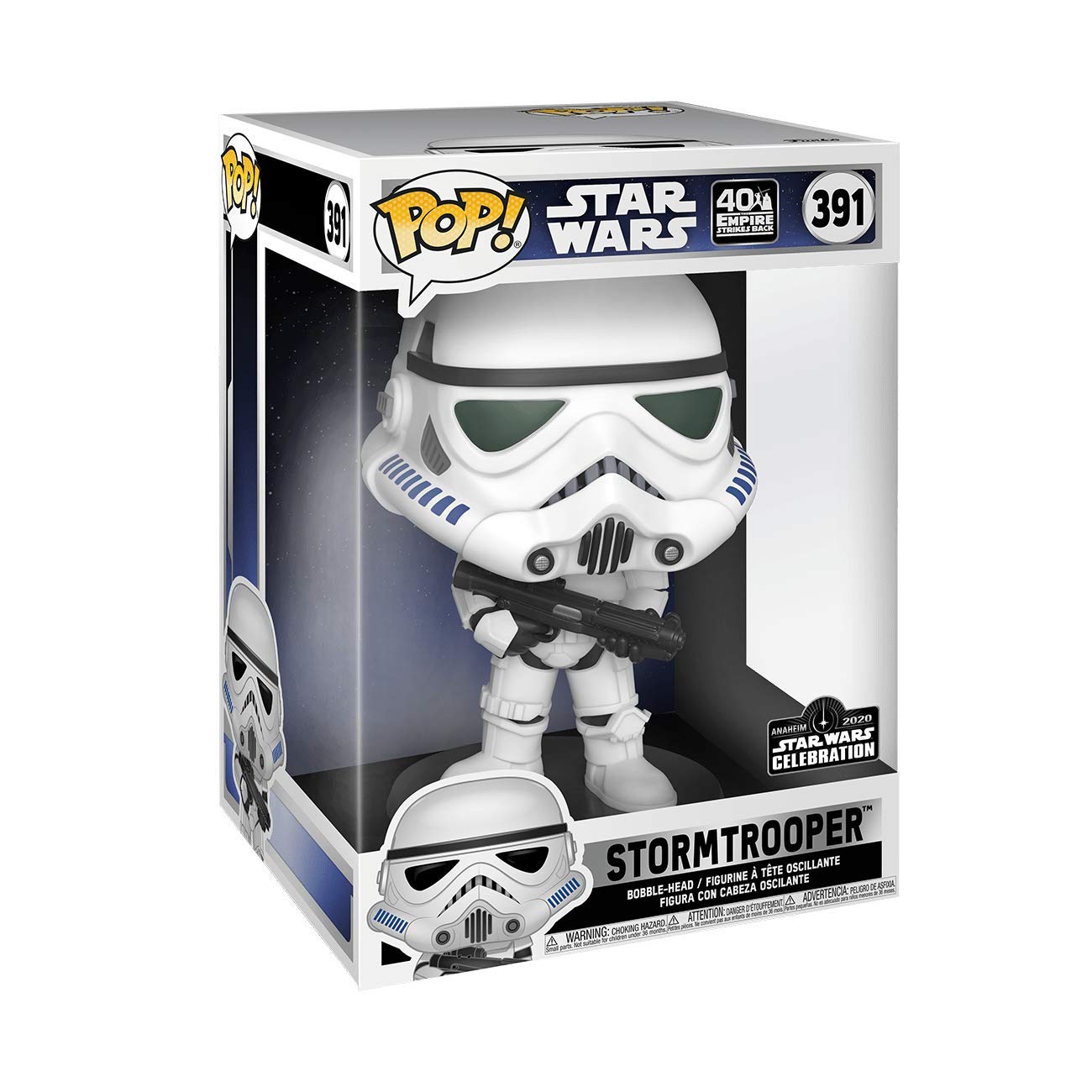 Funko POP! Star Wars: Stormtrooper 10" (2020 Galactic Convention Shared Exclusive)