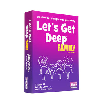 Let's Get Deep® Family Edition by Relatable - Family Conversation Cards - Get to Know Each Other Card Games