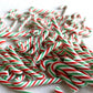 Miniature Candy Canes, Peppermint Embellishments, Non-Edible Tiny Mini Small Christmas Craft, Dollhouse Miniatures Polymer Clay (20PCS)