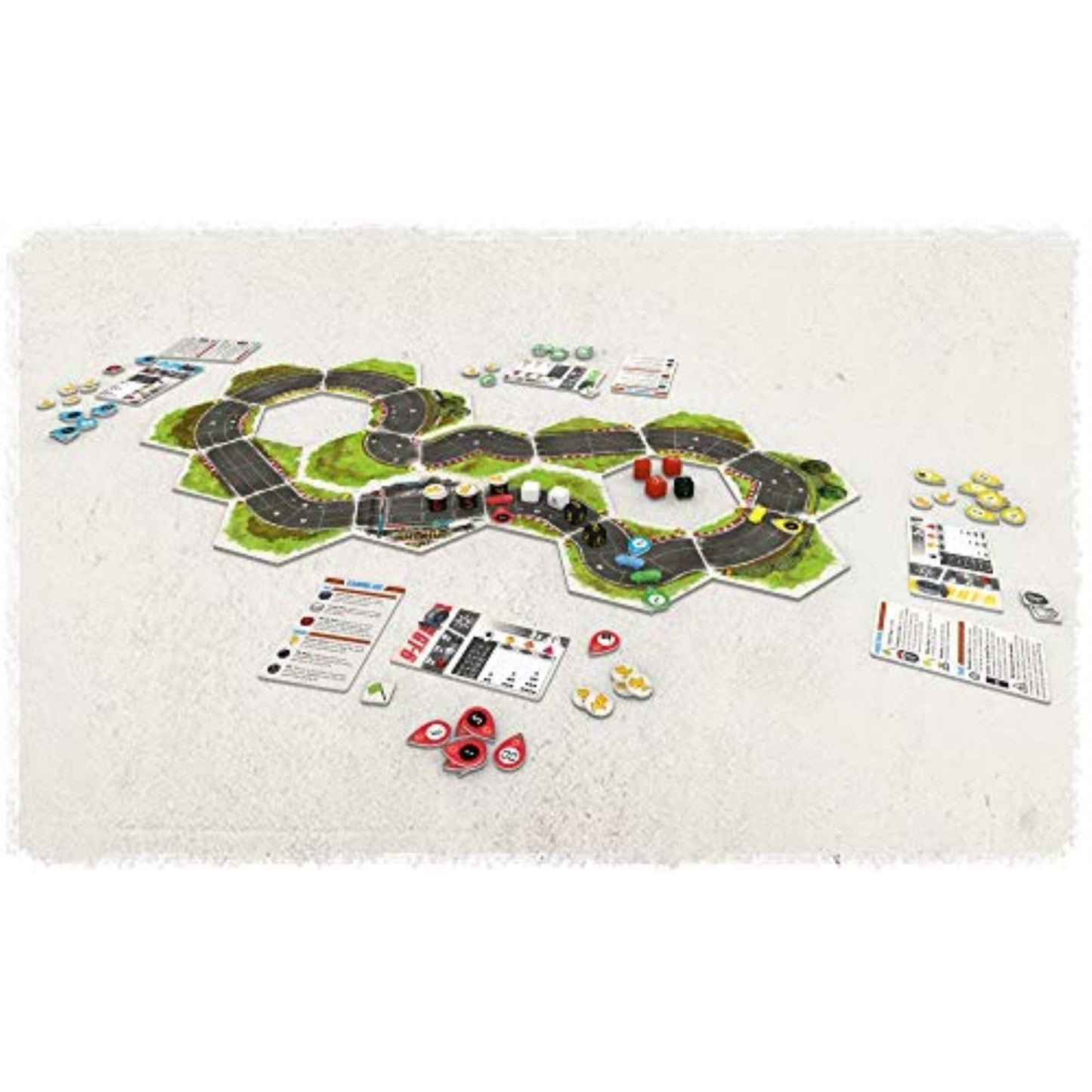 Holy Grail Games | Rallyman: GT | Strategy Board Game | Race Cars with Dice | 1 to 6 Players | 45 Minutes | Ages 10+