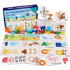 Alphabet Puzzle Toy, Numbers and Alphabets Flash Cards Set for 4 Year Old
