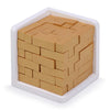 Original 3D Wooden Brain Teaser Puzzle: Engaging 3D Puzzle Box for Kids 8-12 & Adults, Desk Toys Delight, Challenging Games & Wooden Puzzles for Adult