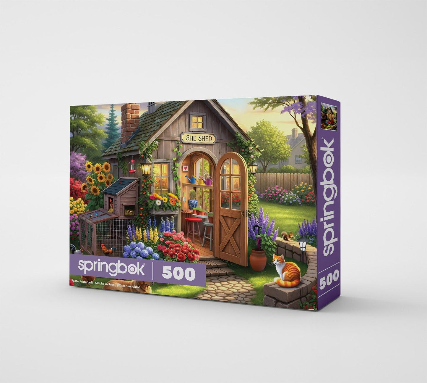 Springbok The Garden Shed 500 Piece Jigsaw Puzzle for Adults
