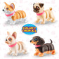 Pets Alive Booty Shakin' Pups (Frenchie & Dachshund) by ZURU 2 Pack Interactive Mini Dog Toys That Walk, Waggle, and Booty Shake, Electronic Puppy Toy