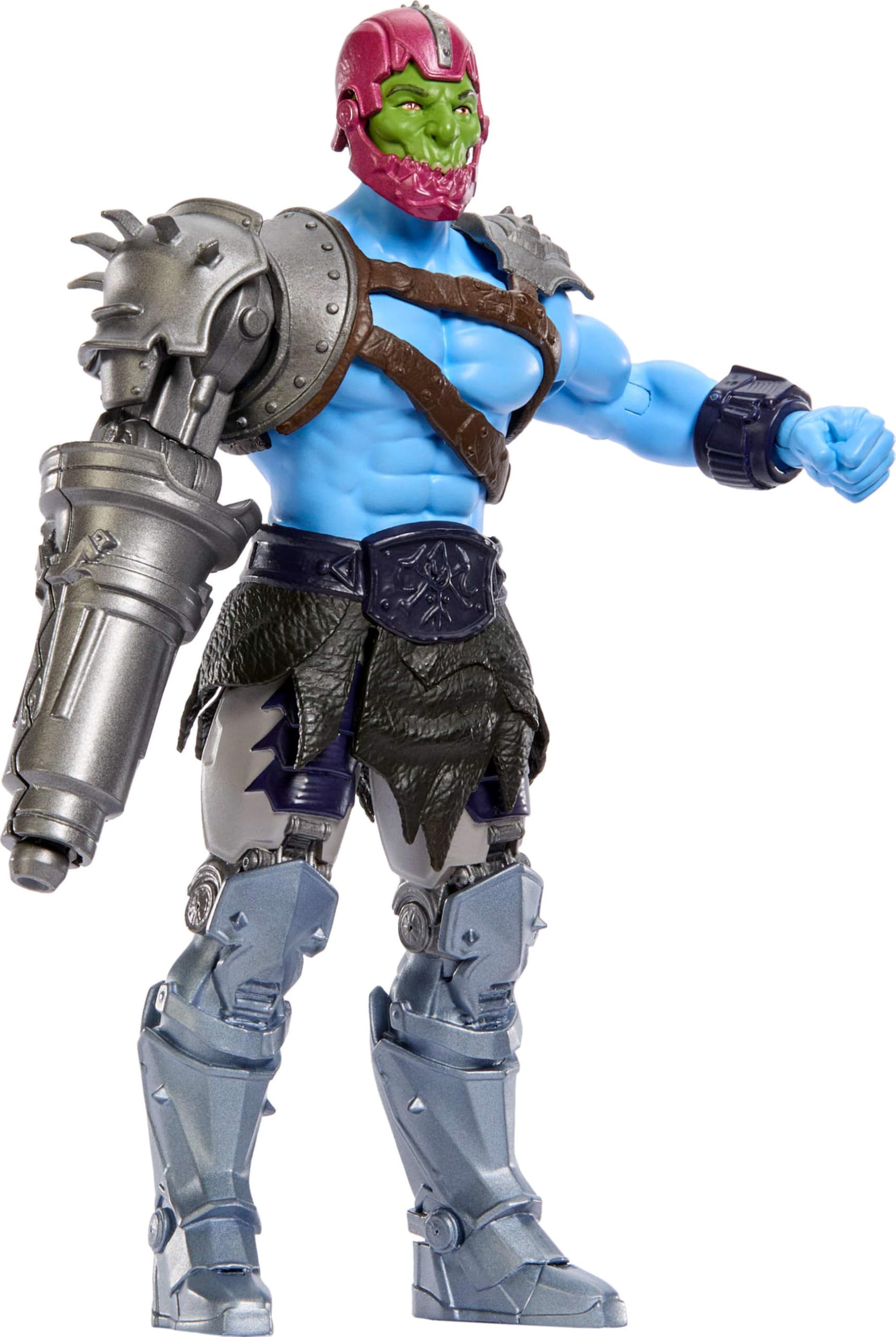 Masters of the Universe Feature Action Figure Cannon Transform Trap Jaw, Twist & Release Move, 5.5 Inch, 2026 Movie Accurate Villain Toy