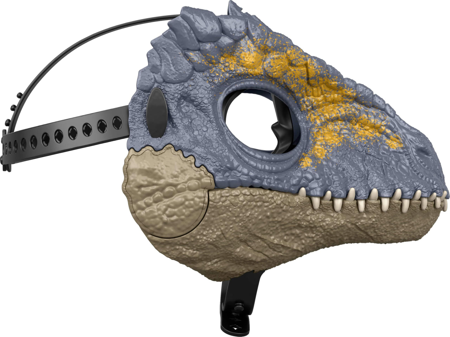 Mattel Jurassic World Rebirth Giganotosaurus Movie-inspired Dinosaur Mask, Openable Jaw for Chomp Action, Realistic Plastic Role Play Headgear